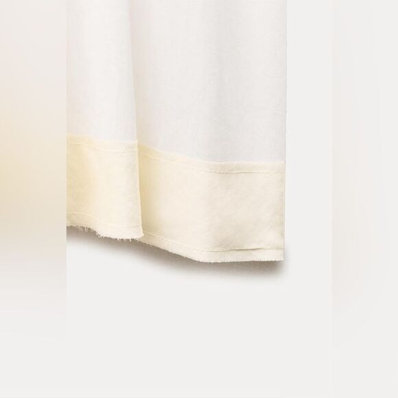 ZARA CONTRASTING MIDI SKIRT ZW COLLECTION - Picture 7 of 9